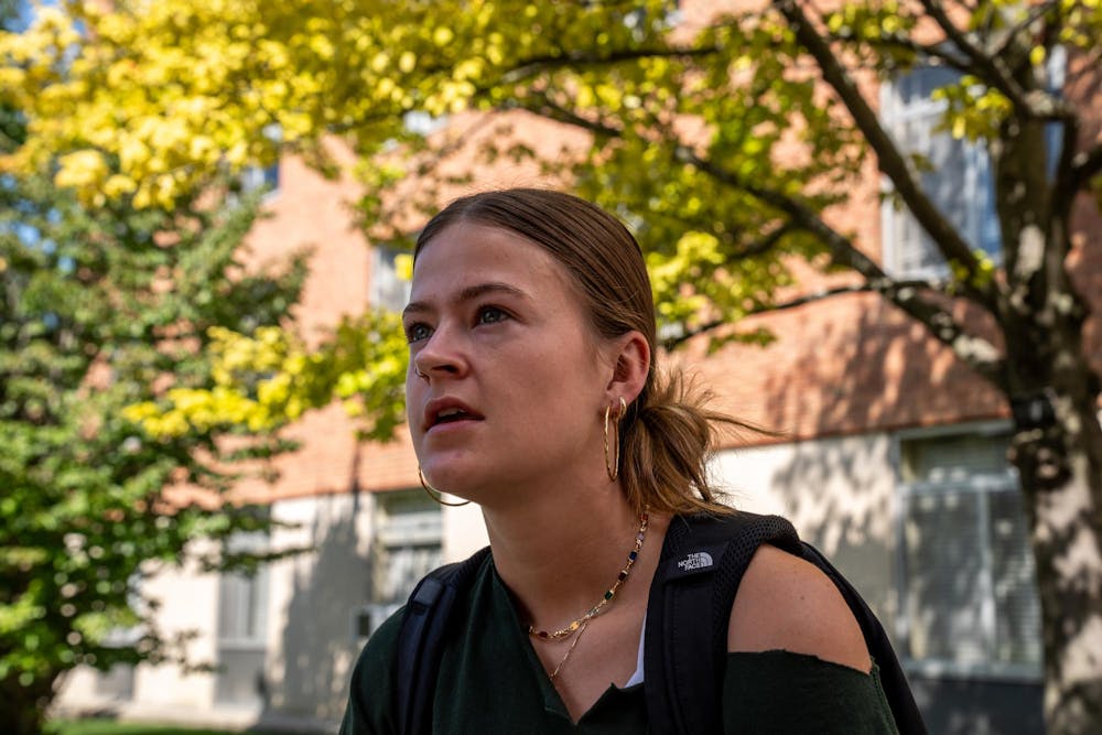 <p>Environmental studies and sustainability junior Kirah Czub comments on her reaction to hearing about MSU head football coach Mel Tucker’s Title IX investigation on Sept. 10, 2023.</p>