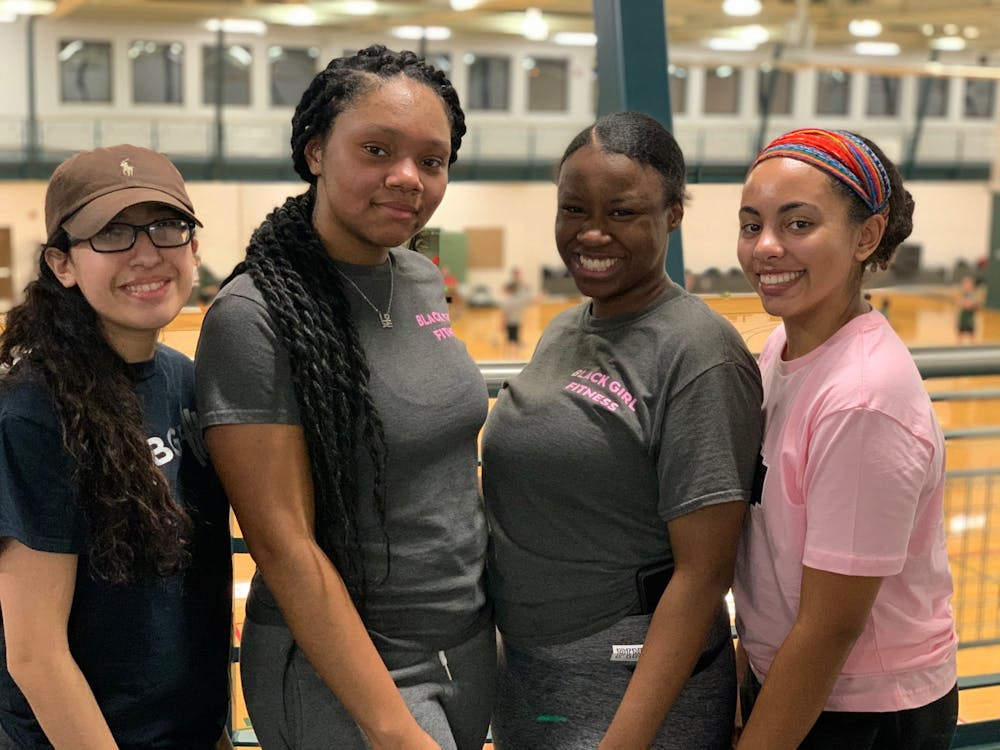 E-board members of Black Girl Fitness at IM Sports East on Jan. 30, 2020.