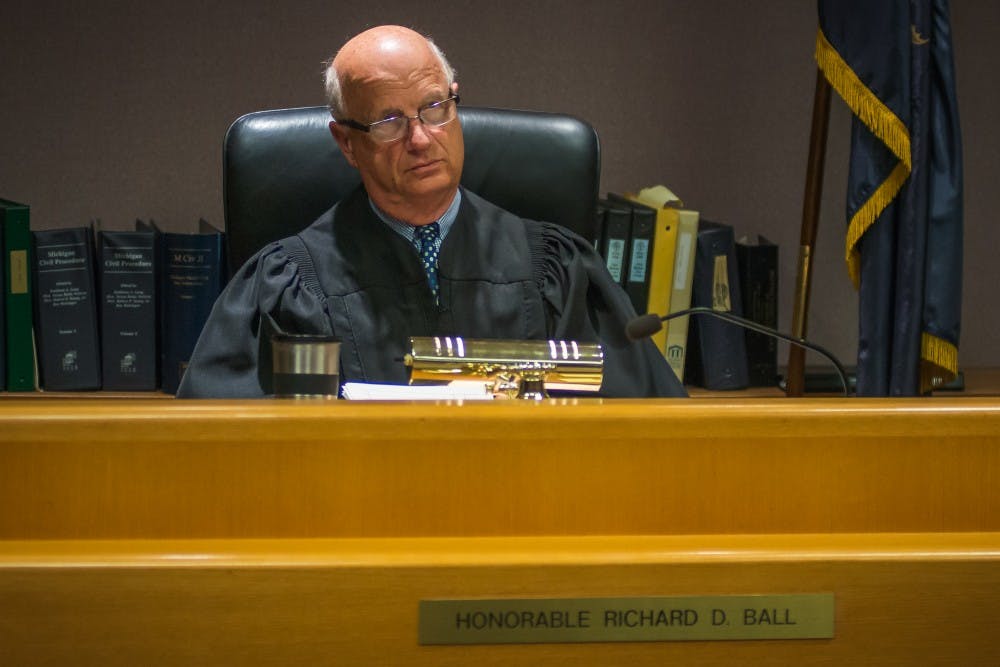 Judge Richard D. Ball - The State News