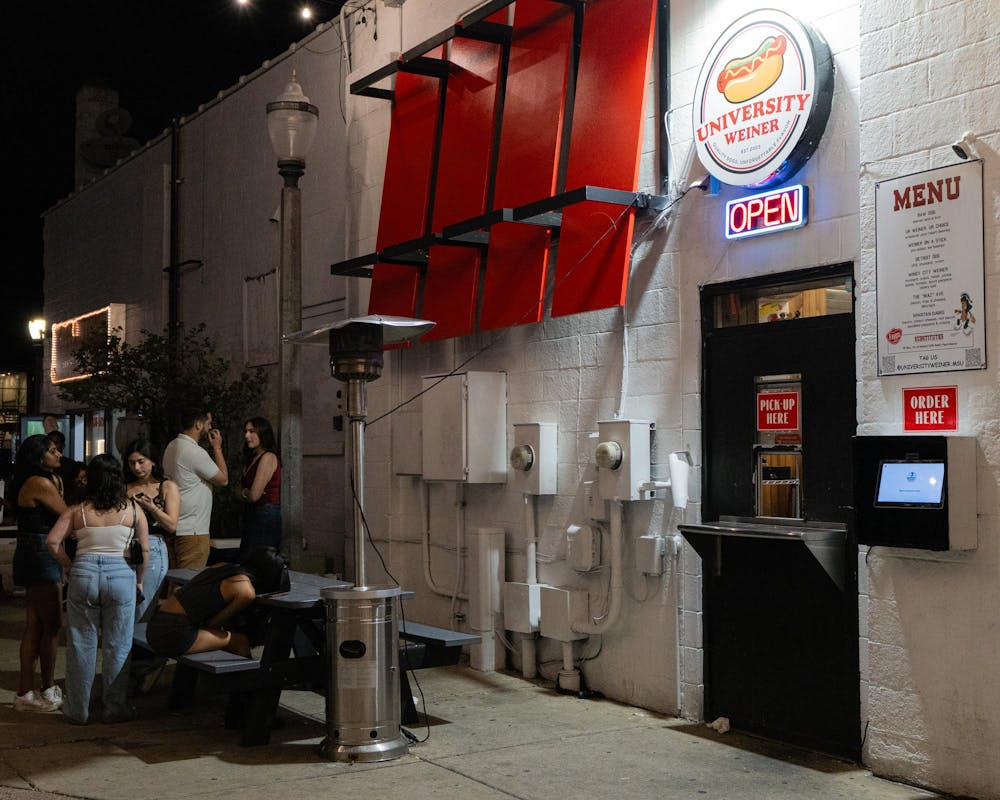 <p>The MSU University Weiner on Grand River Ave. in East Lansing, MI on April 17, 2026.</p>