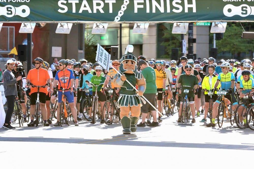 Nearly 1,700 cyclists rode through West Michigan for the fifth annual MSU Gran Fondo on June 24.
Copyright 2017 Michigan State University College of Human Medicine, Harley J Seeley Photography, Inc.