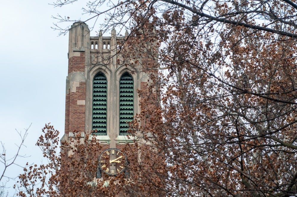 <p>Beaumont Tower on Jan. 10, 2019.</p>