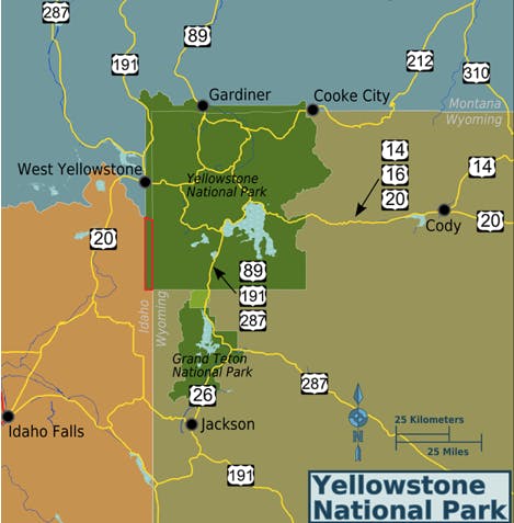 <p>The red outline represents the 50 square miles of land that MSU law professor Brian Kalt highlights in "The Perfect Crime."&nbsp;</p>