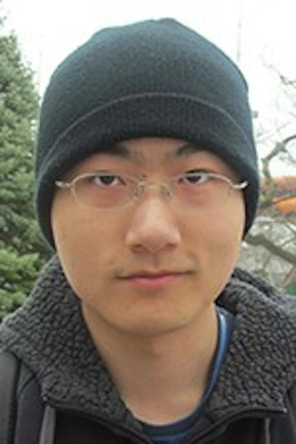 	<p>“When I got the TA position with the math department.” </p>

	<p>Weicong Zhou <br />
mathematics senior</p>