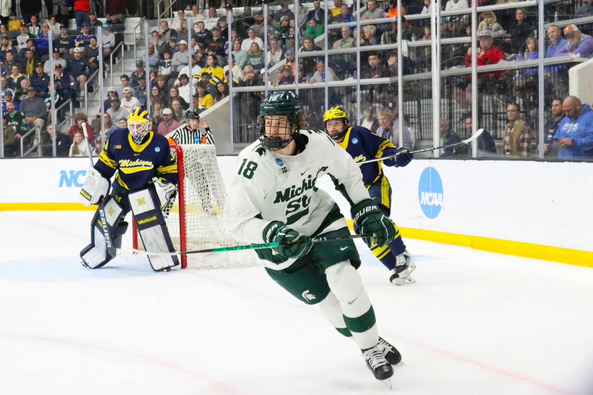 Rocky third period causes MSU hockey 5-2 loss against Michigan in hopes ...