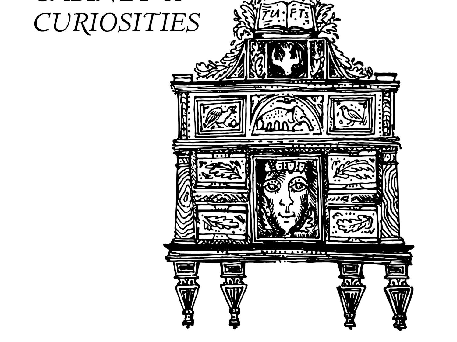 Graphic for Jacob Ren's column "Cabinet of Curiosities"