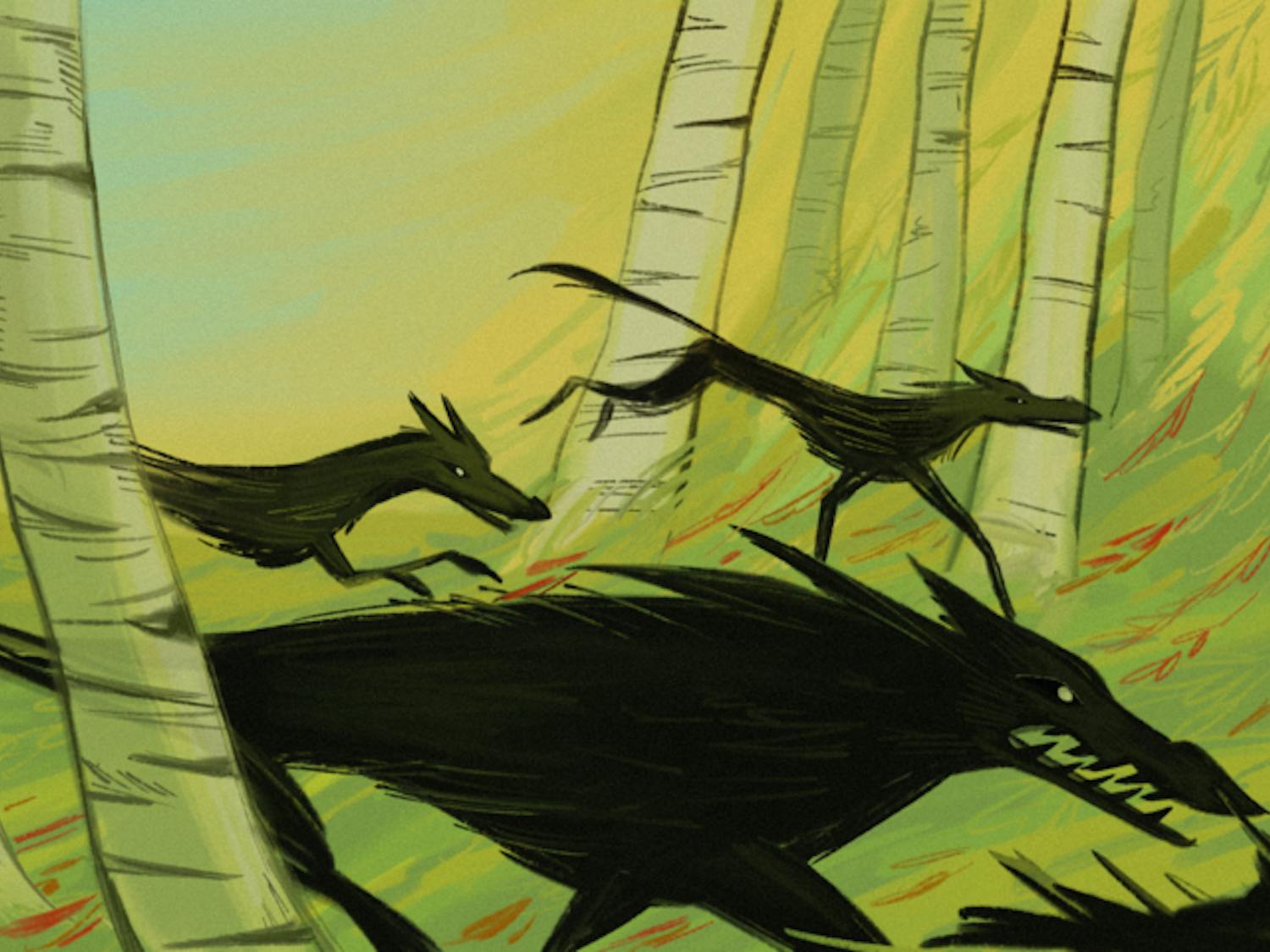 Graphic for how polarization kills wolves