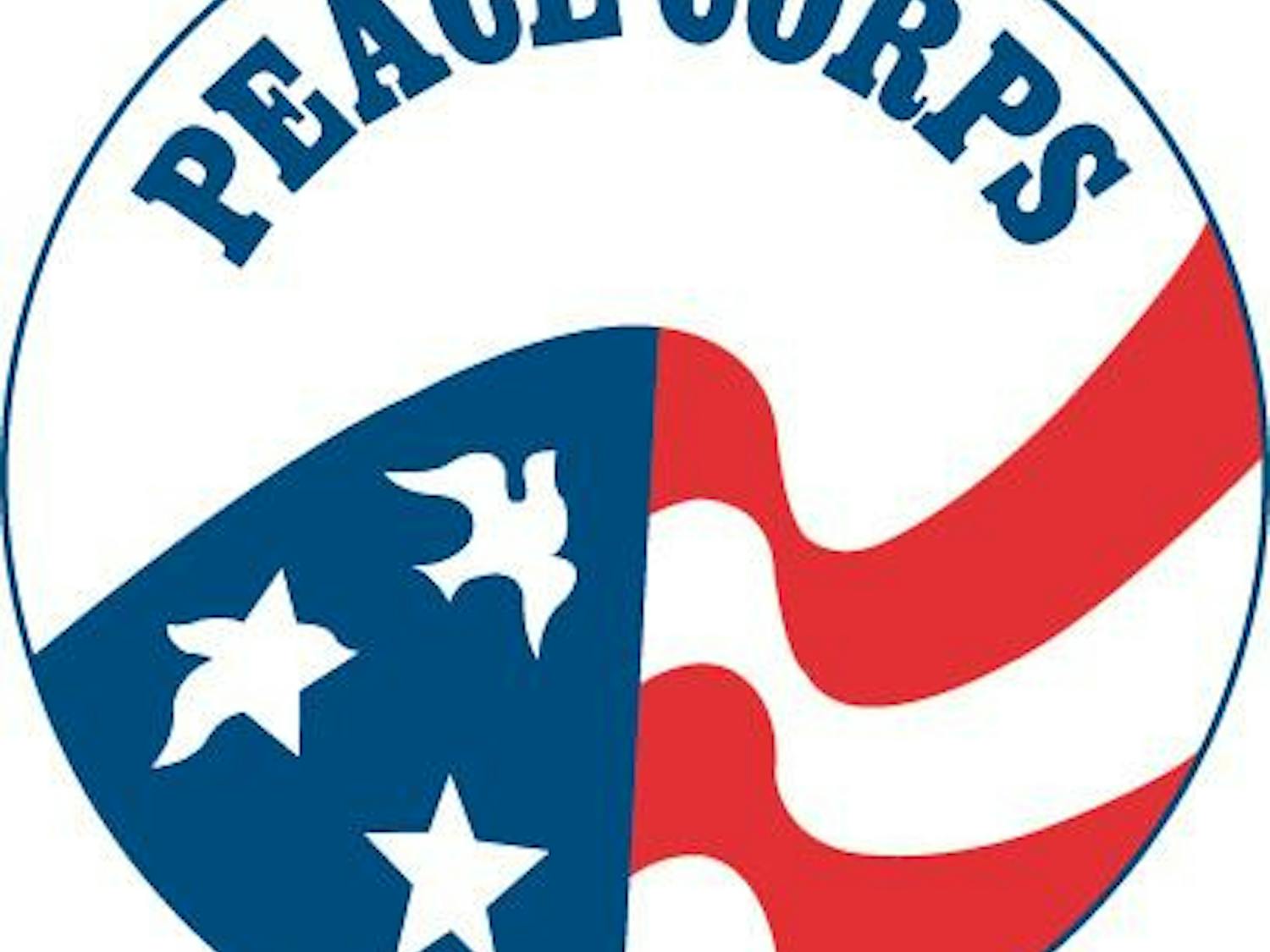 The Peace Corps logo is pictured.