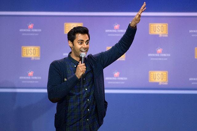 160505-D-DB155-010_Comedian_Hasan_Minhaj_performs_during_the_comedy_show_at_Joint_Base_Andrews_in_May_2016.jpg