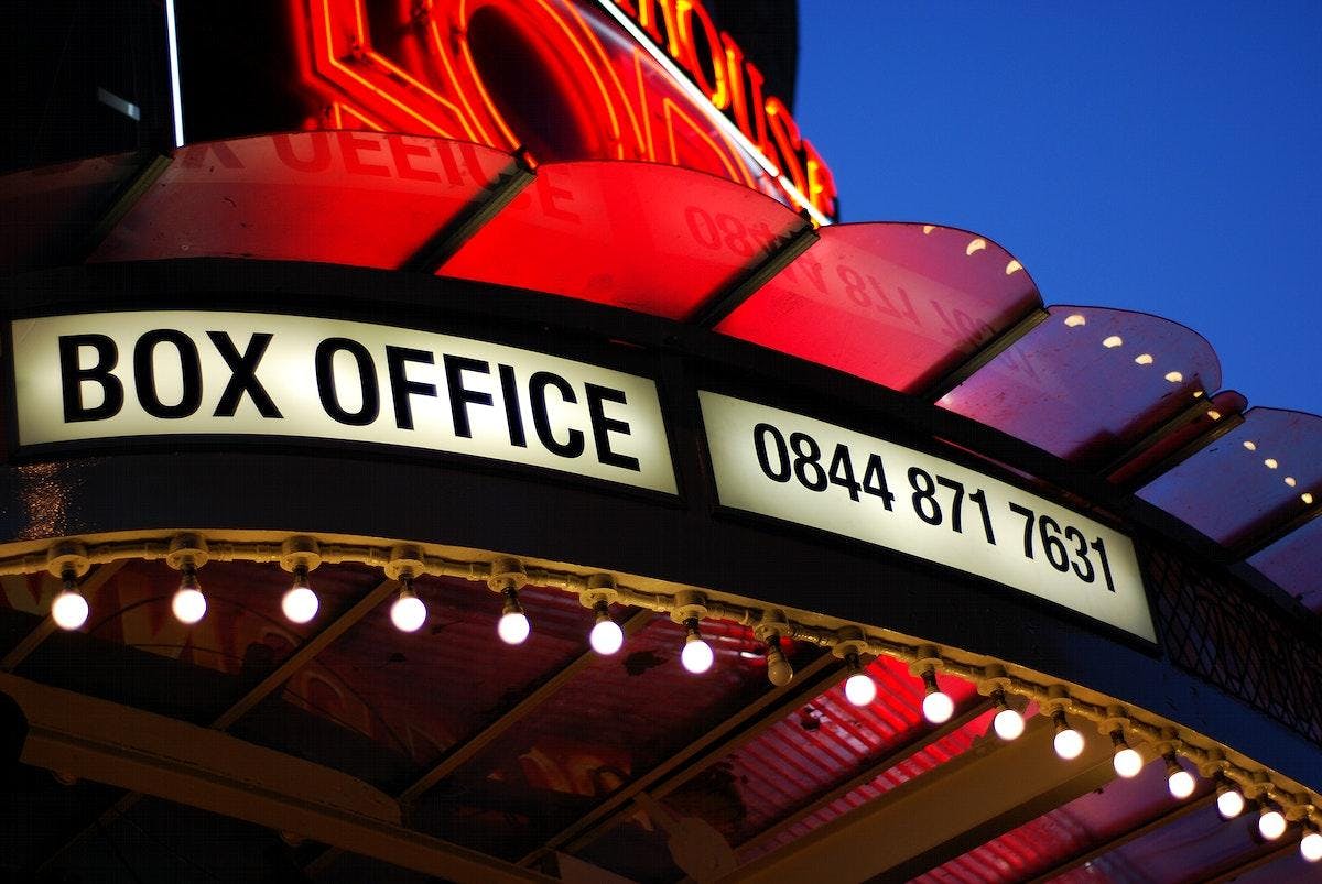Theatre in London.

More:

 Original public domain image from Flickr