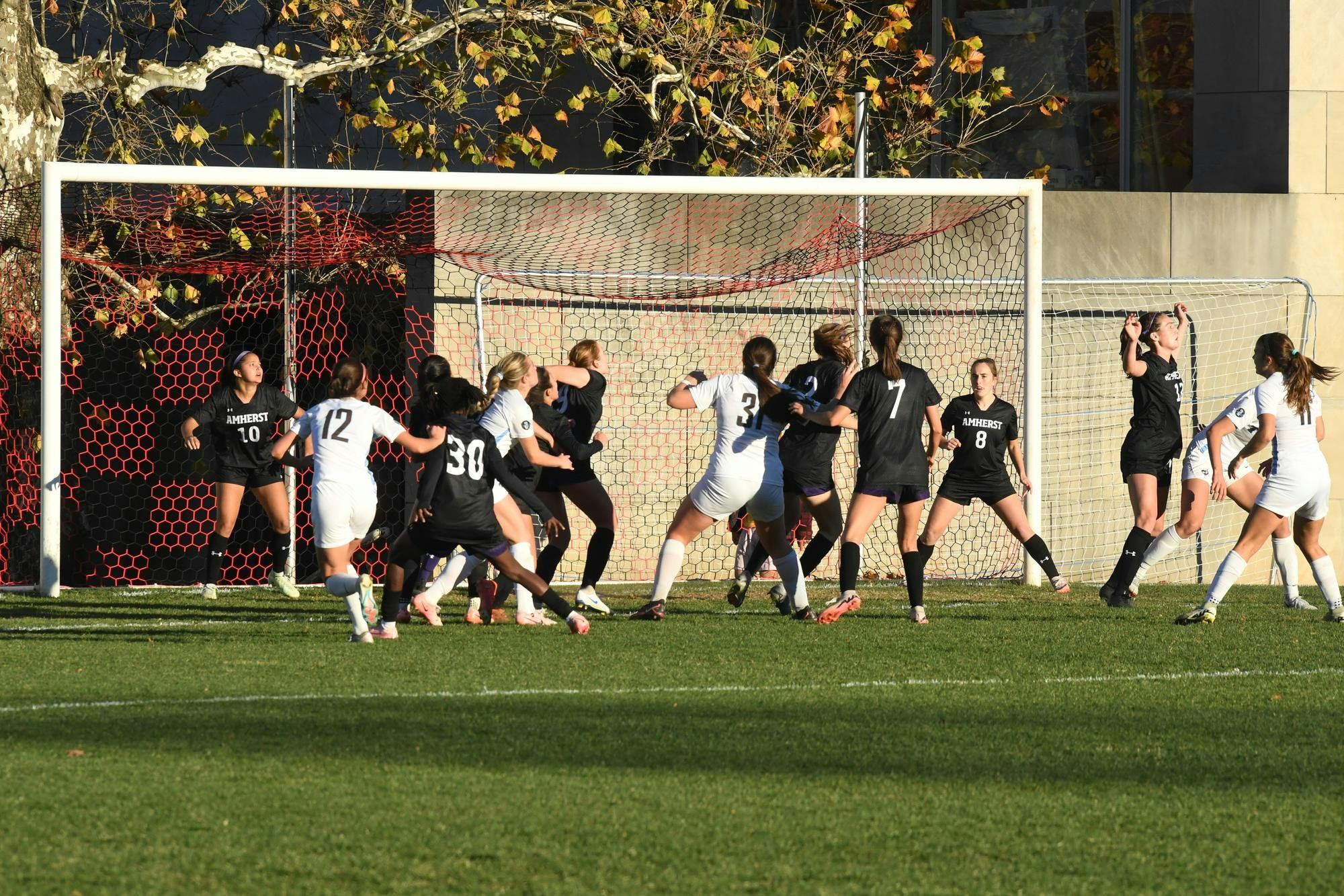 Women's soccer v. Amherst NESCACs