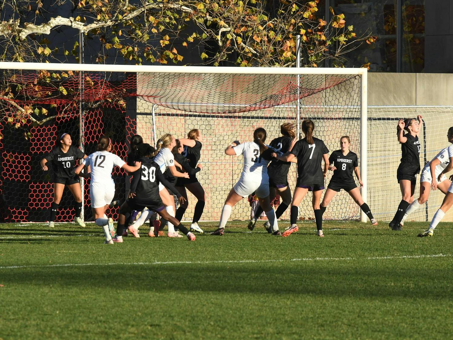 Women's soccer v. Amherst NESCACs