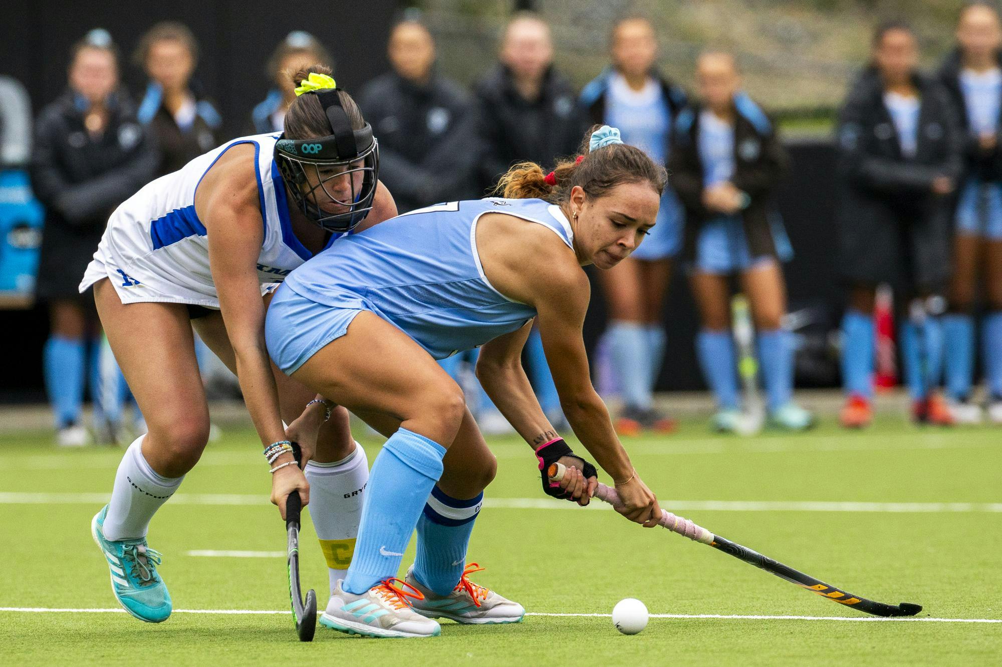 Andrea DelGiudice pictured playing against Hamilton on Sept. 23, 2023.