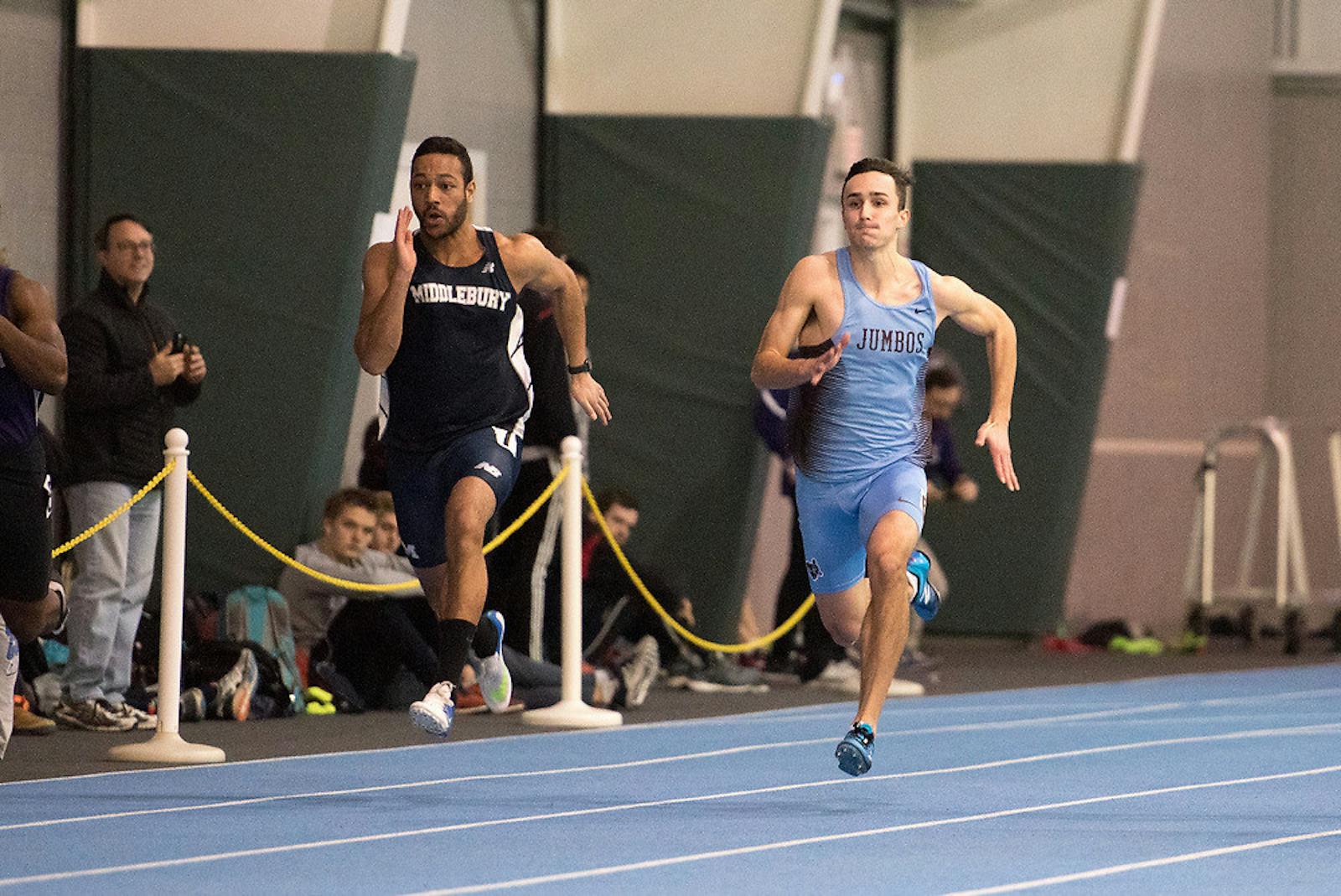 Men's track and field sets several personal records at Cupid Challenge