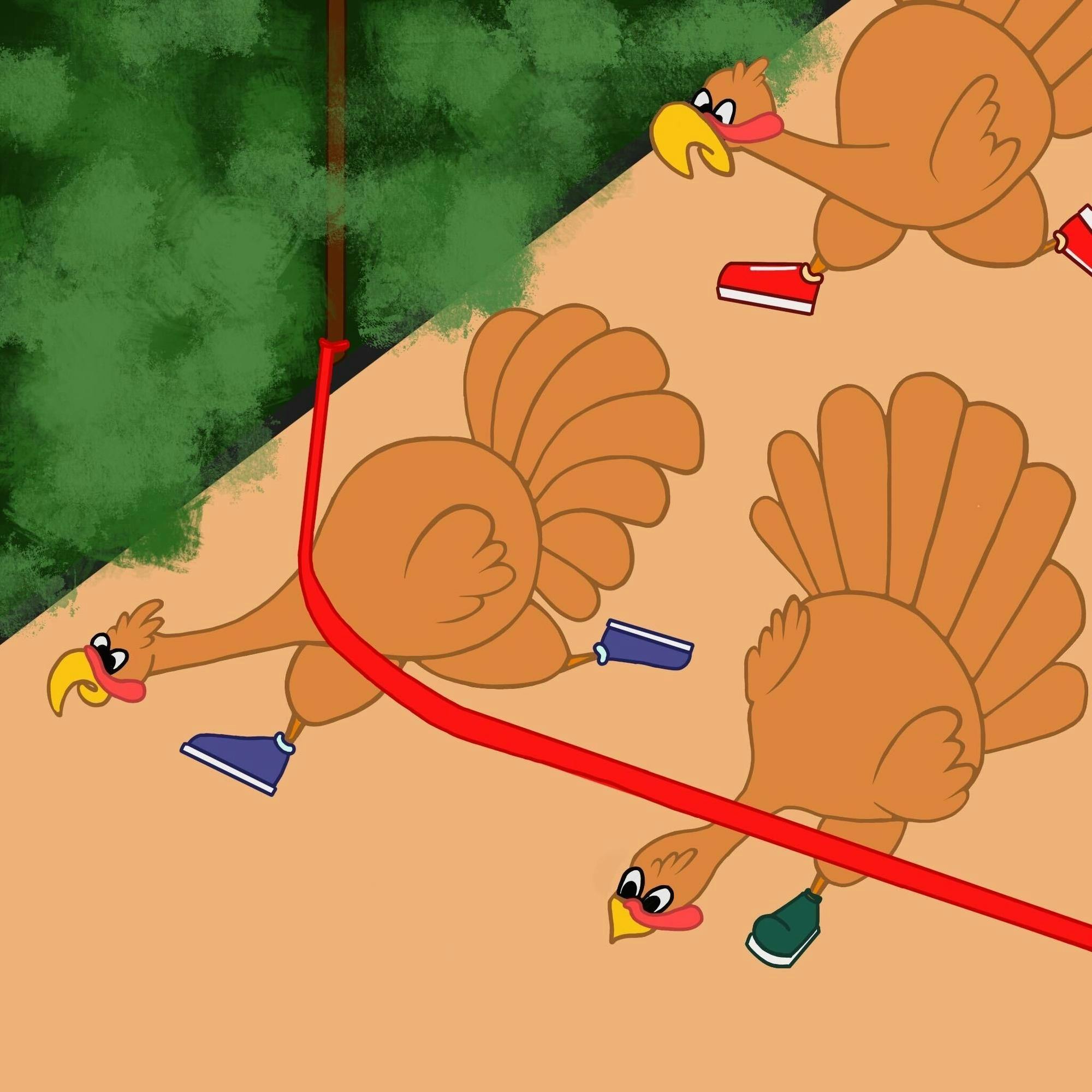 Audrey Peel’s Turkey trot article graphic 