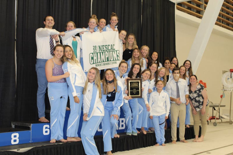 Women’s swimming and diving wins NESCAC Championship for first time in