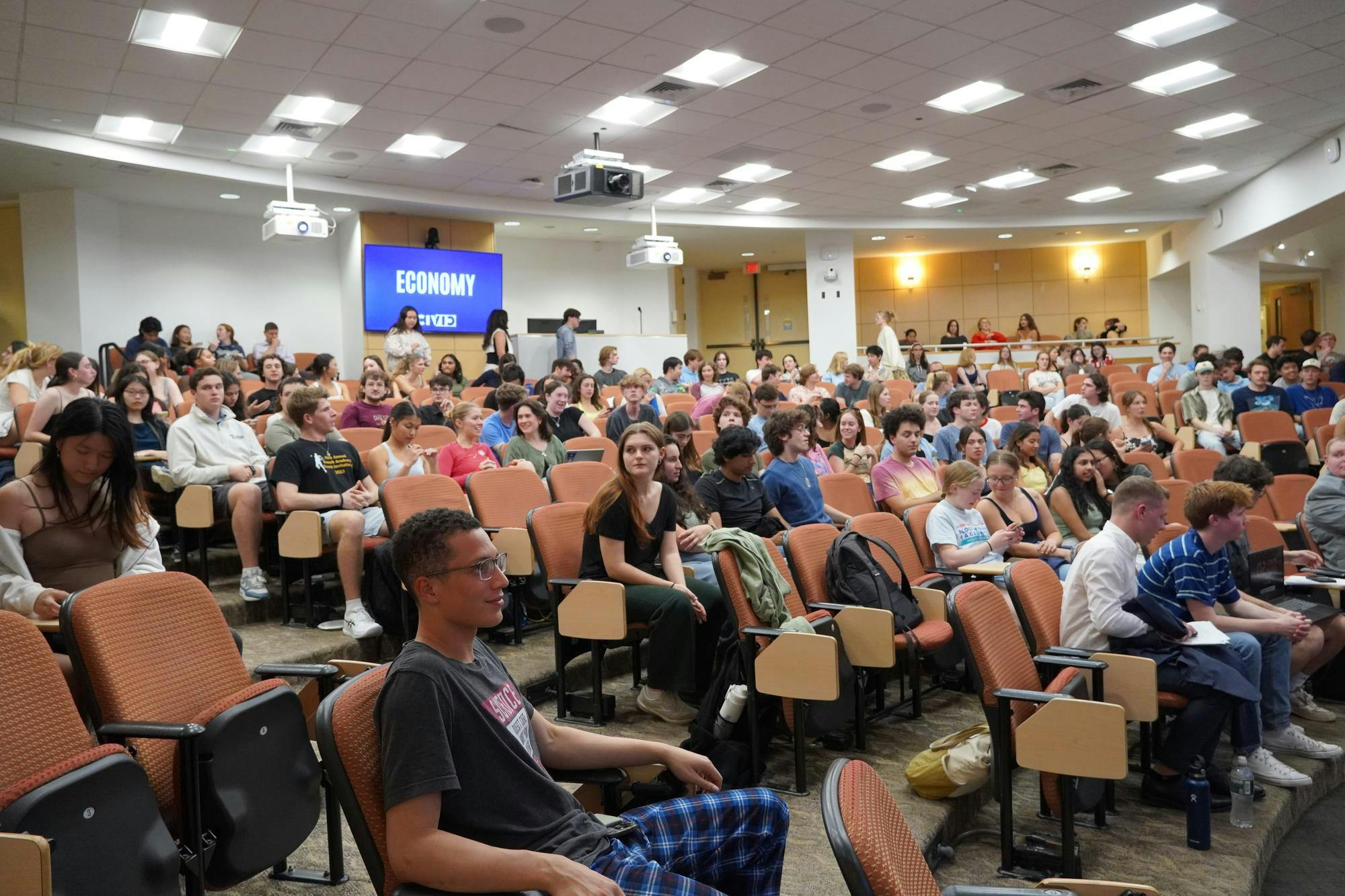 Audience during intermission.JPG