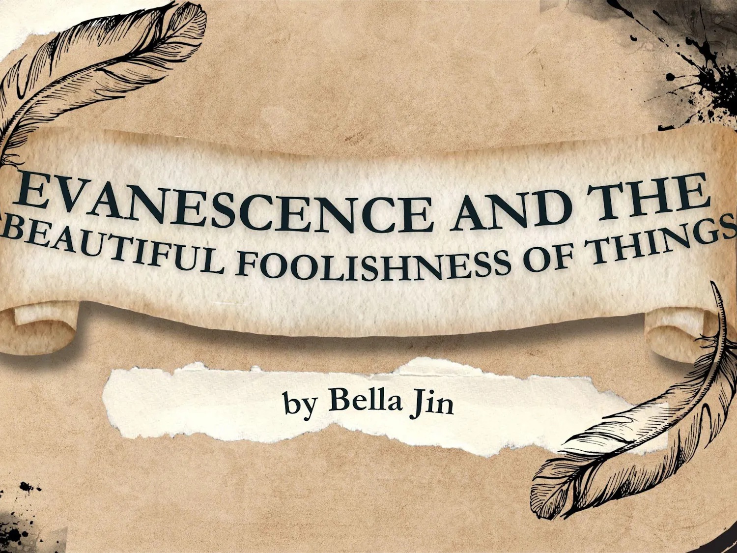 Evanescence and the Beautiful Foolishness of Things Graphic