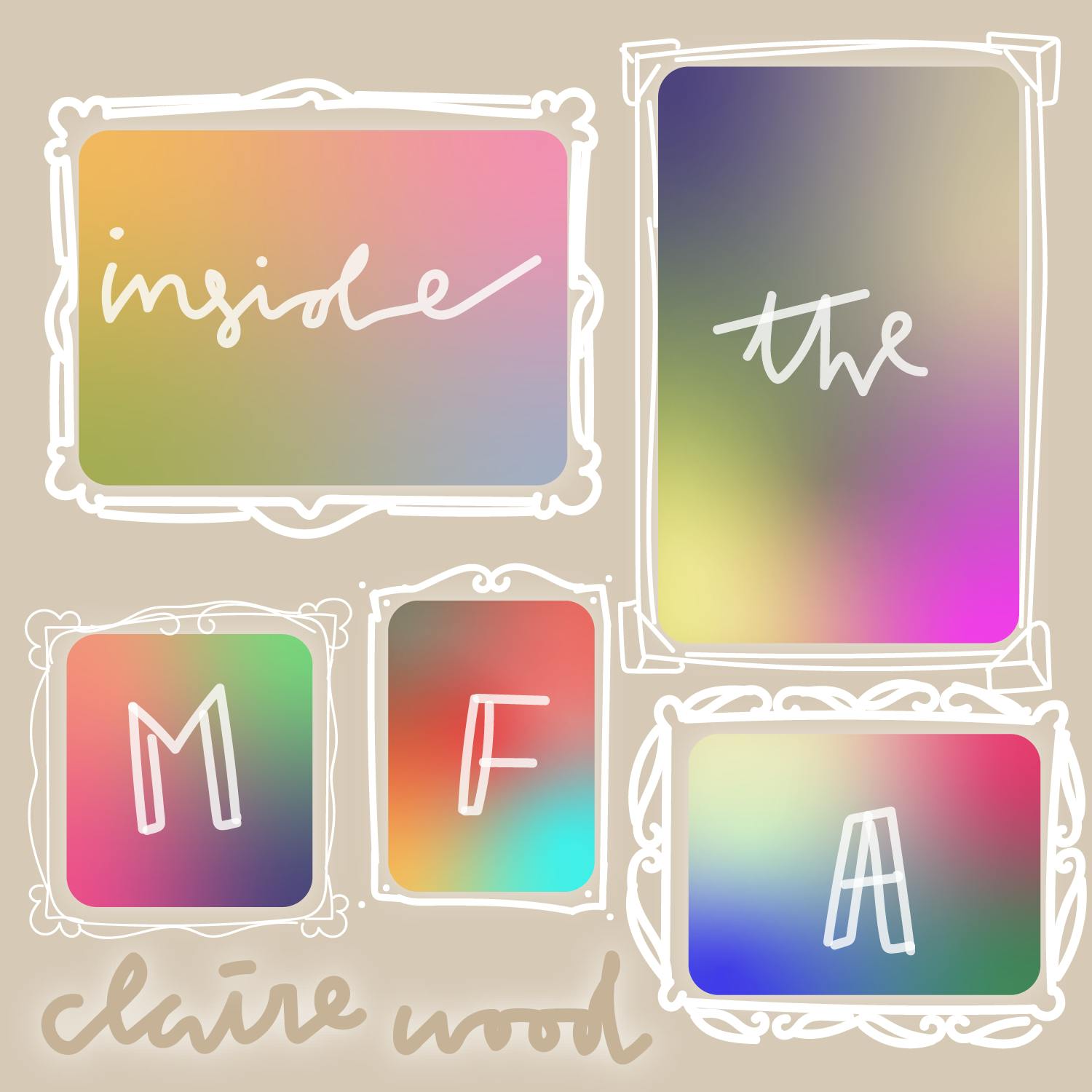 Column graphic for Claire woods “inside the MFA”