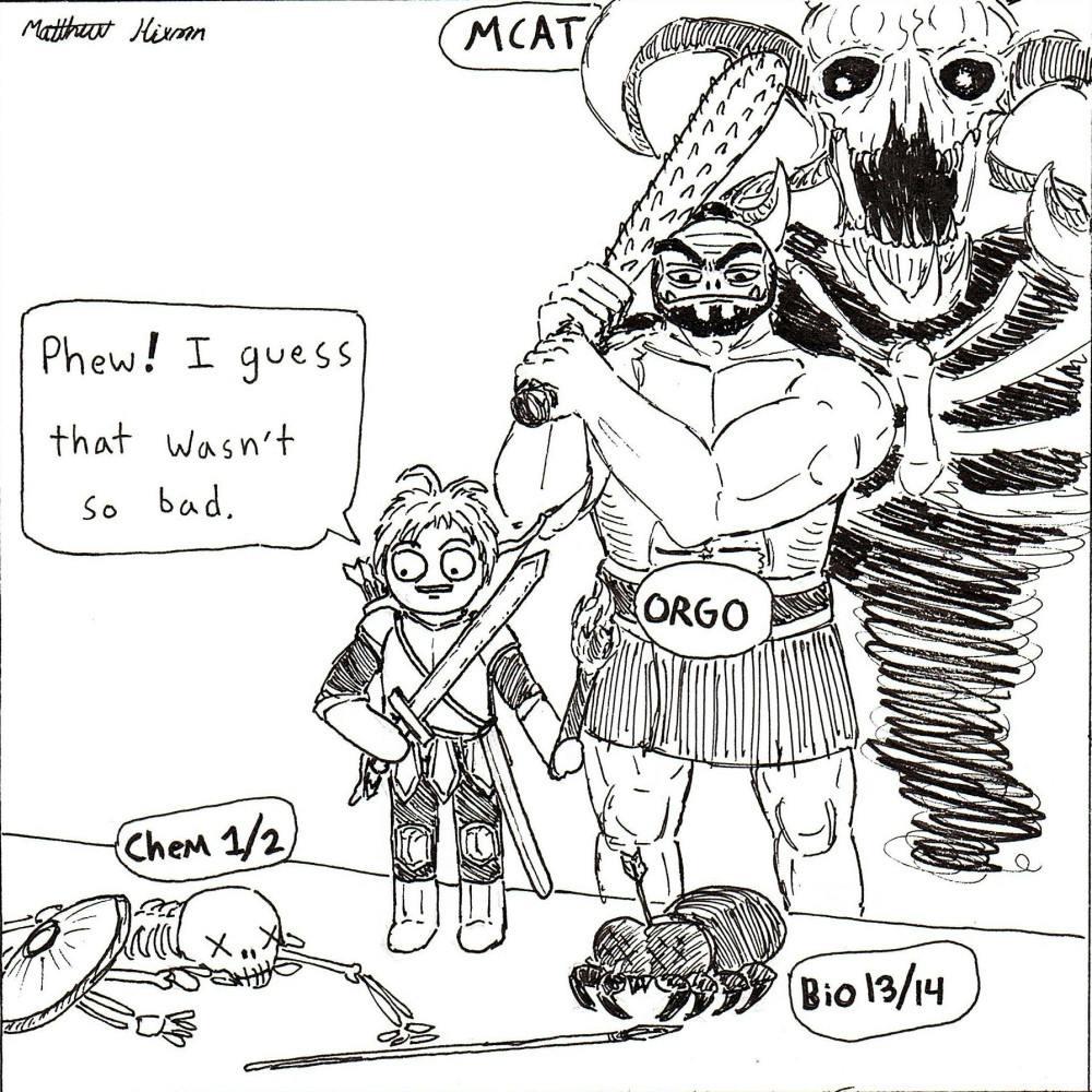 TuesdayComicMar29_Freshman_Premed_