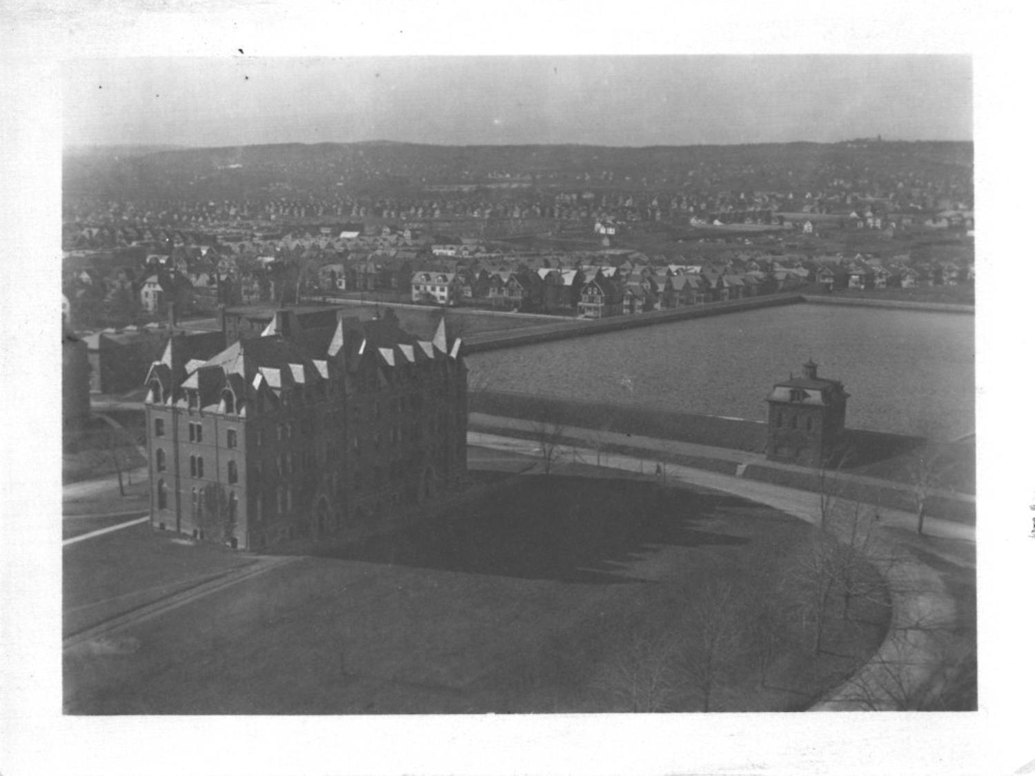 WestHallAndOldCampusResevoirca1890