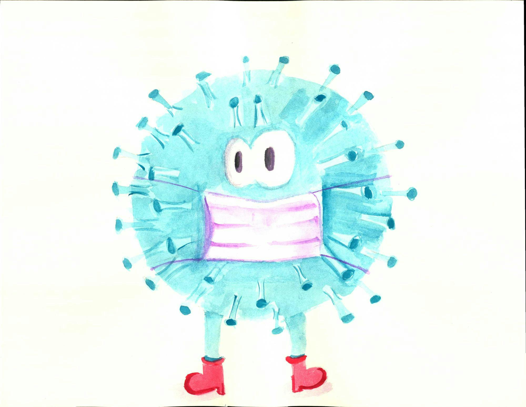 Flu Virus Graphic