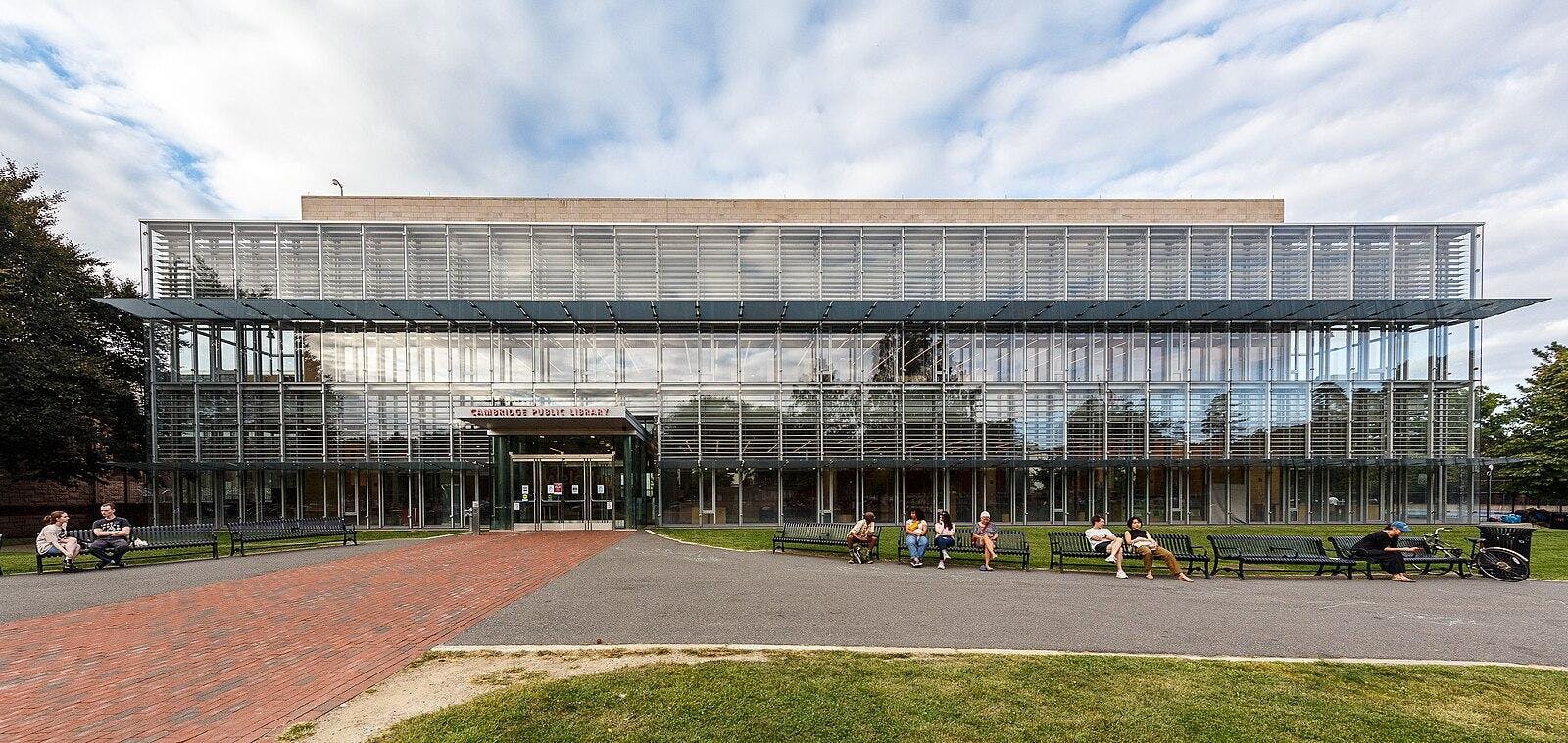 The Cambridge Public Library is pictured on August 31, 2024.