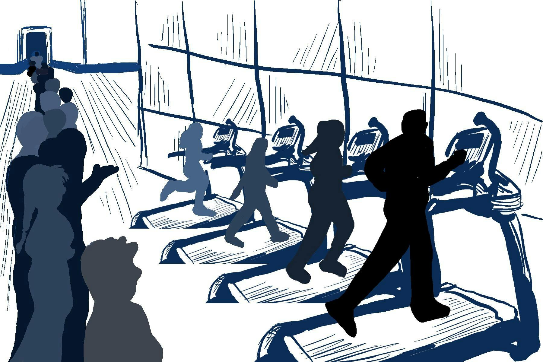 Tufts Gym Editorial Graphic