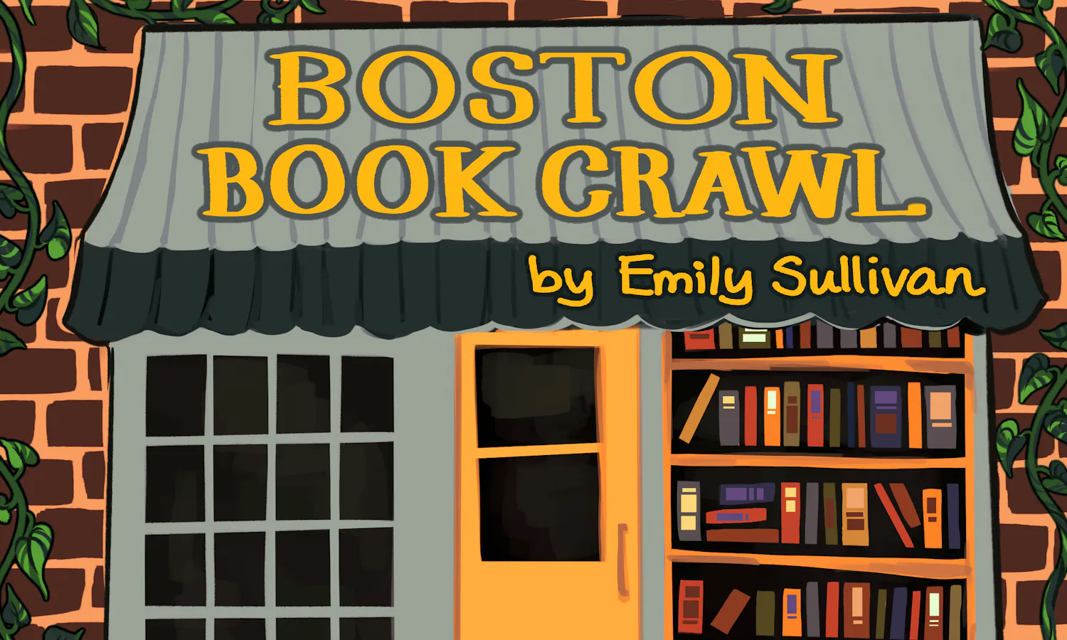 Boston Book Crawl Graphic