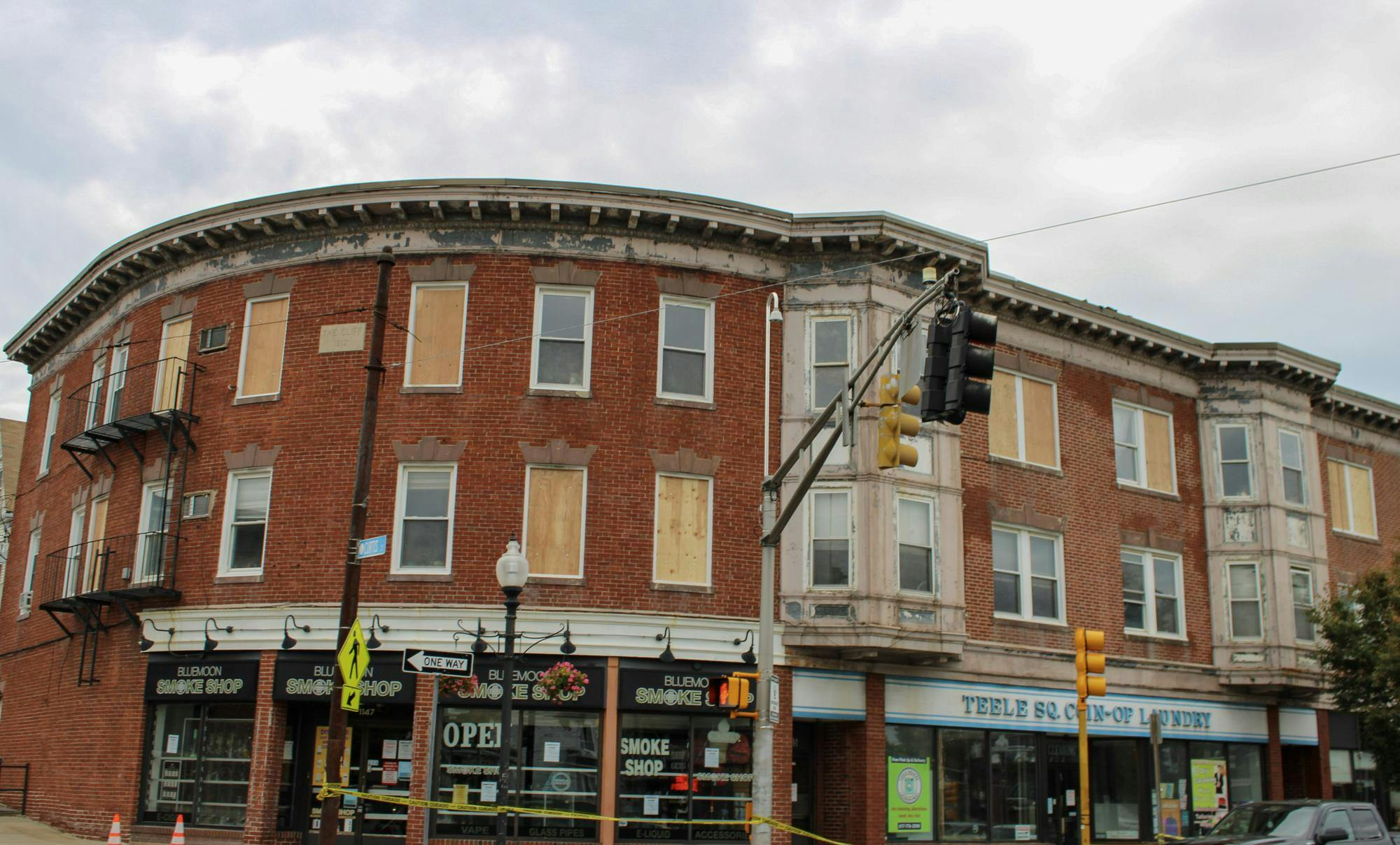 Teele Square post-fire