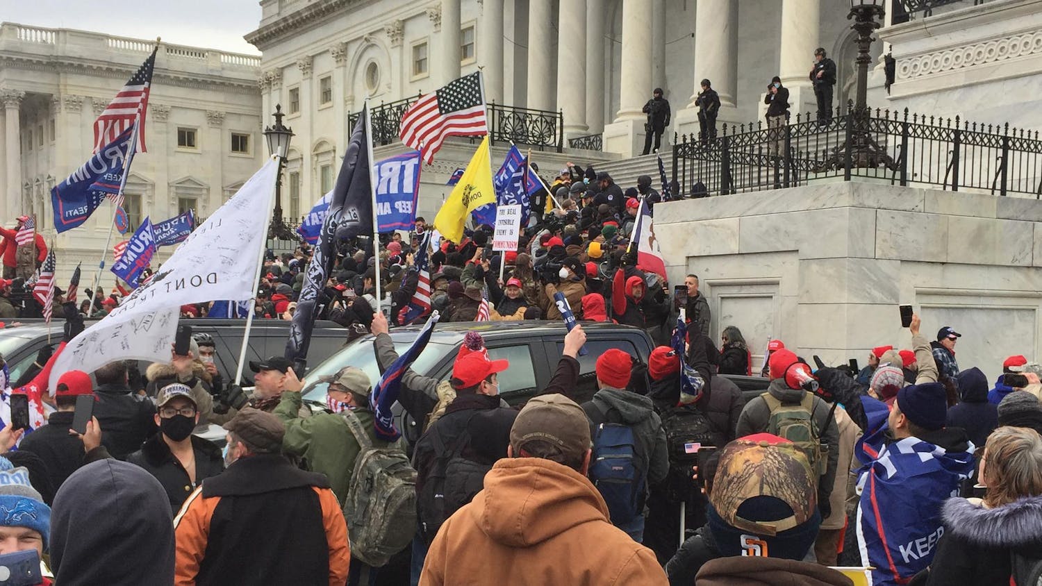 Trump Supporters Storming DC Capitol