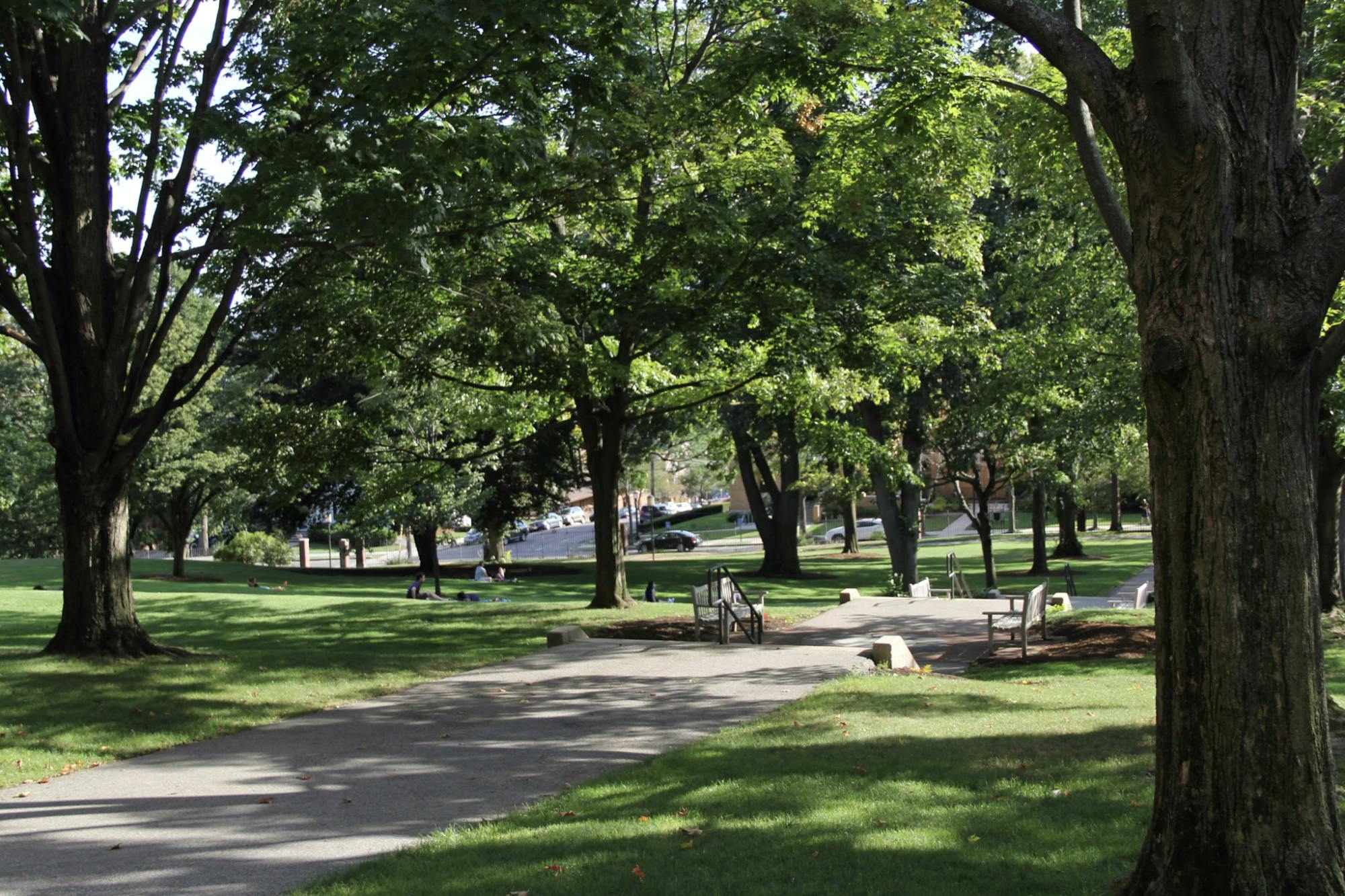 President's Lawn is pictured on Aug. 8, 2020. 