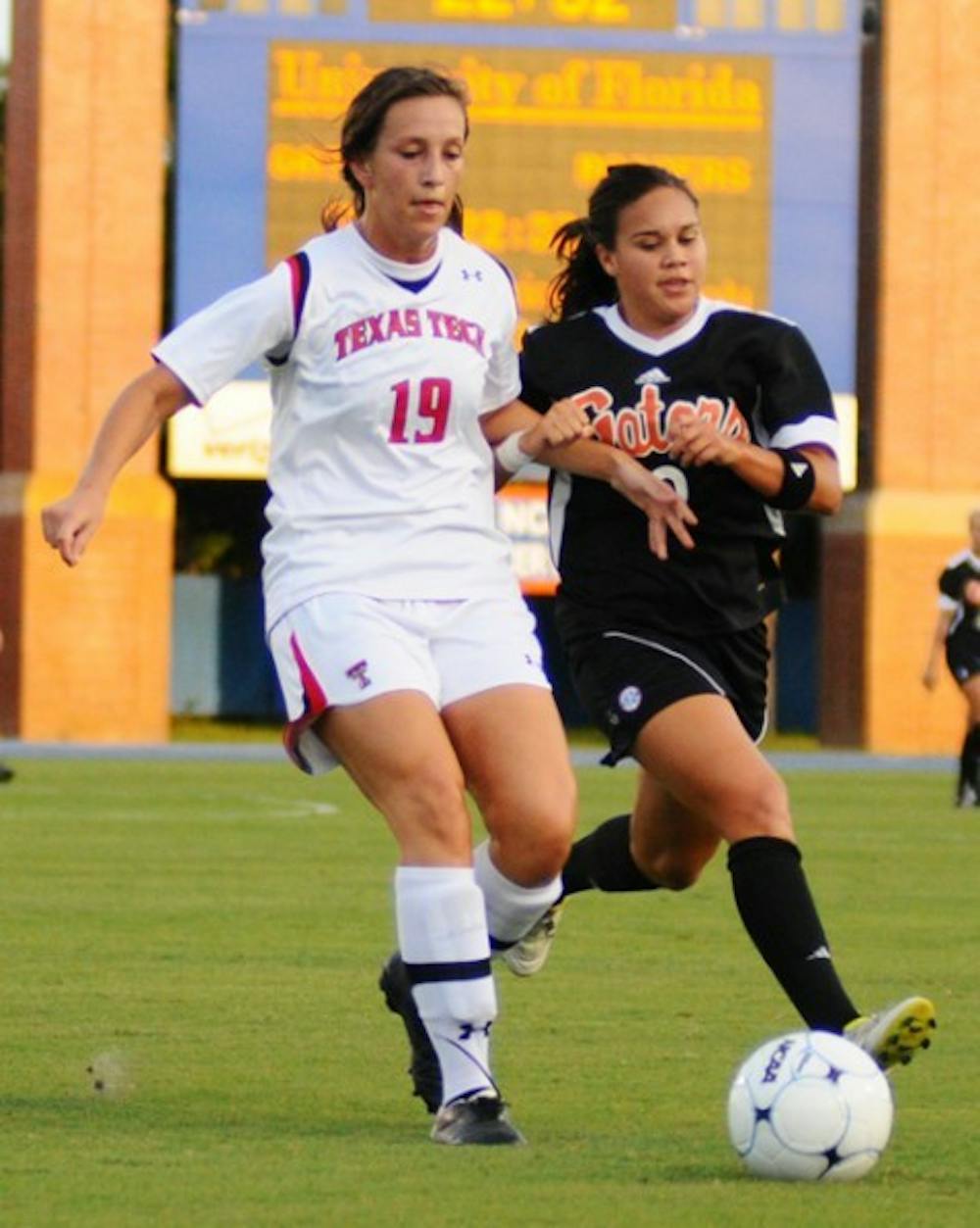 <p>Florida senior midfielder Tahnai Annis (9) has become an offensive force down the stretch for the Gators, using aggressive tactics to score goals in pivotal games.</p>