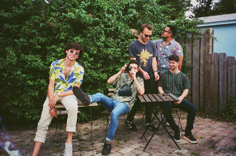 <p>The Hails, Robbie Kingsley, Dylan McCue, Franco Solari, Andre Escobar and Zachary Levy, release their first EP Tuesday. </p>