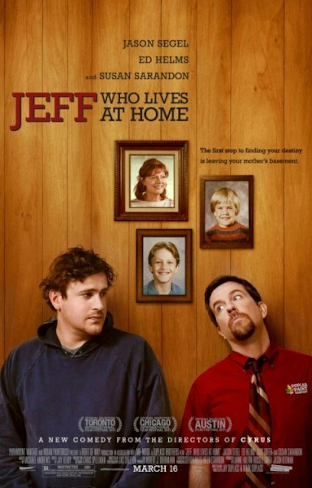 <p>Jason Segel brilliantly plays the naive slacker, Jeff, who is on a mission to pursue his destiny through a series of unlikely signs.</p>