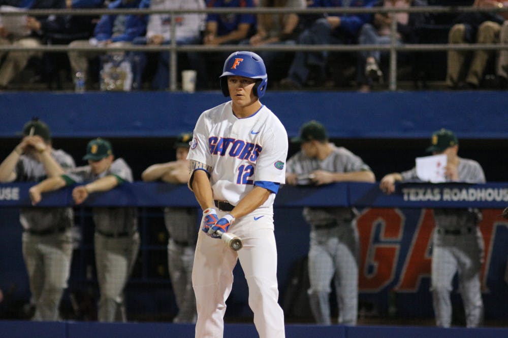 <p>Second baseman Blake Reese powered a grand slam to right field in UF's 9-3 home win over the Georgia Bulldogs on Saturday.</p>