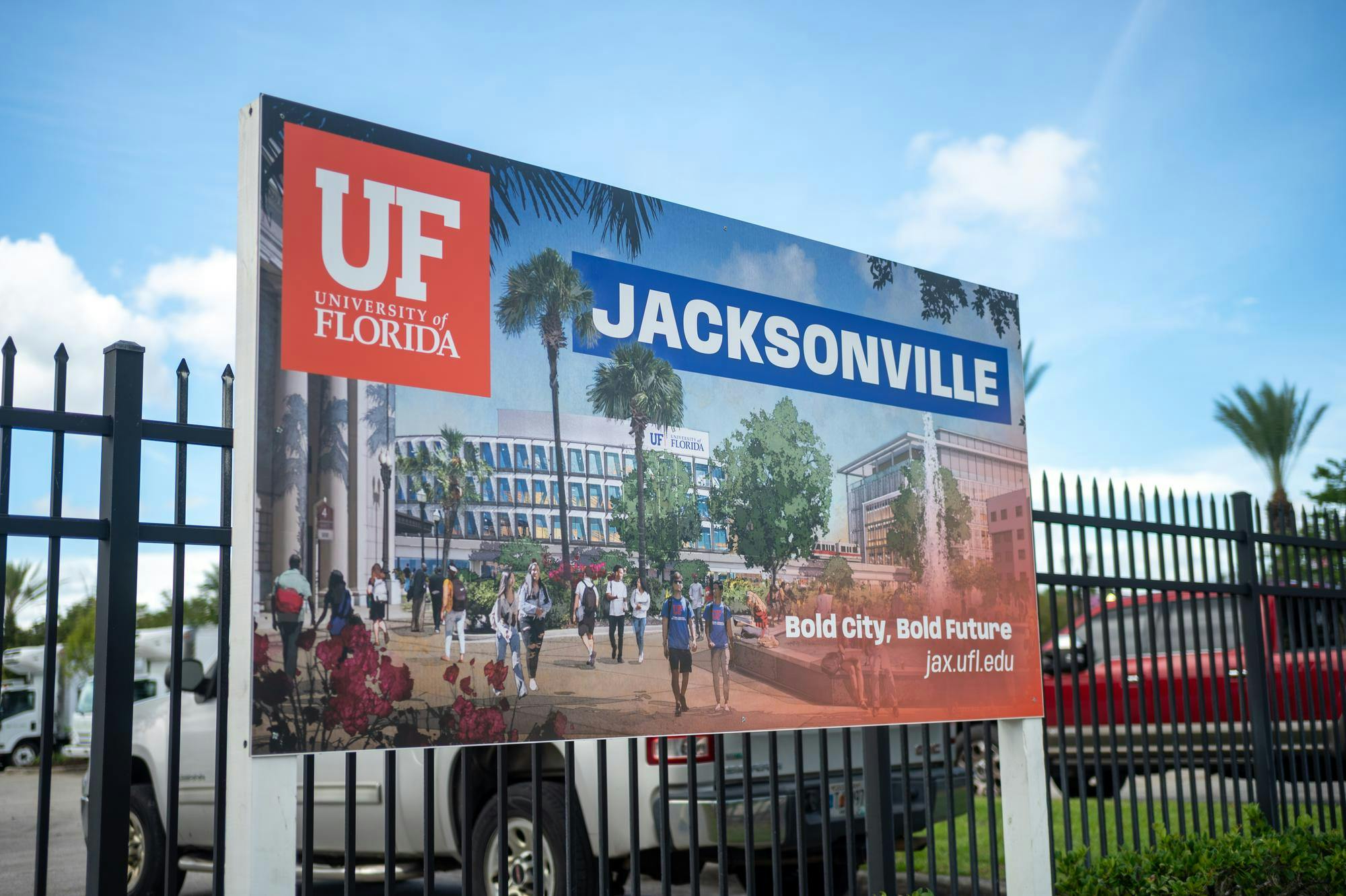 UF’s new campus lies at 801 W. Bay Street, Wednesday, Sept. 9, 2026, in Jacksonville, Fla.