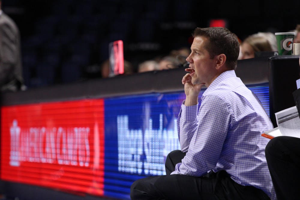 After losing his eighth conference game of the season, UF coach Cameron Newbauer remained positive about his team's effort. “I could not be more proud of this group and their fight tonight on the road against a top-15 team,” he said. 