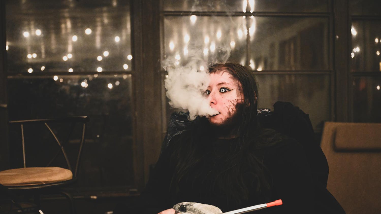 Danielle portrays the necromancer Veronica at Gainesville by Night's vampire masquerade live-action role-playing game, Saturday, Jan. 31, 2026.