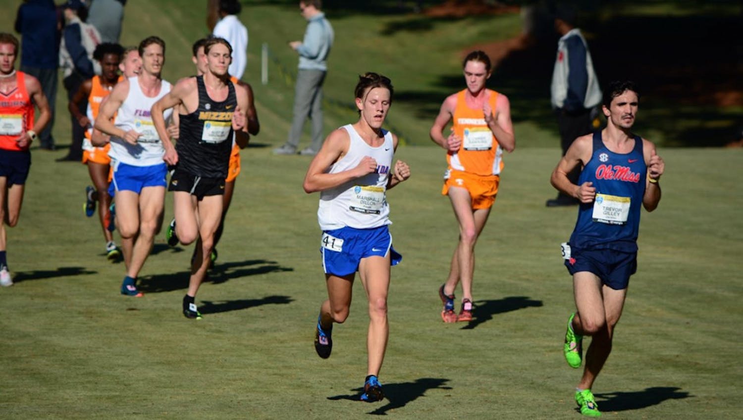 UF runner Marshall Dillon led all Florida runners with a personal-best time of 25:03.9, good enough for 38th place and a spot on the SEC All-Freshman team.