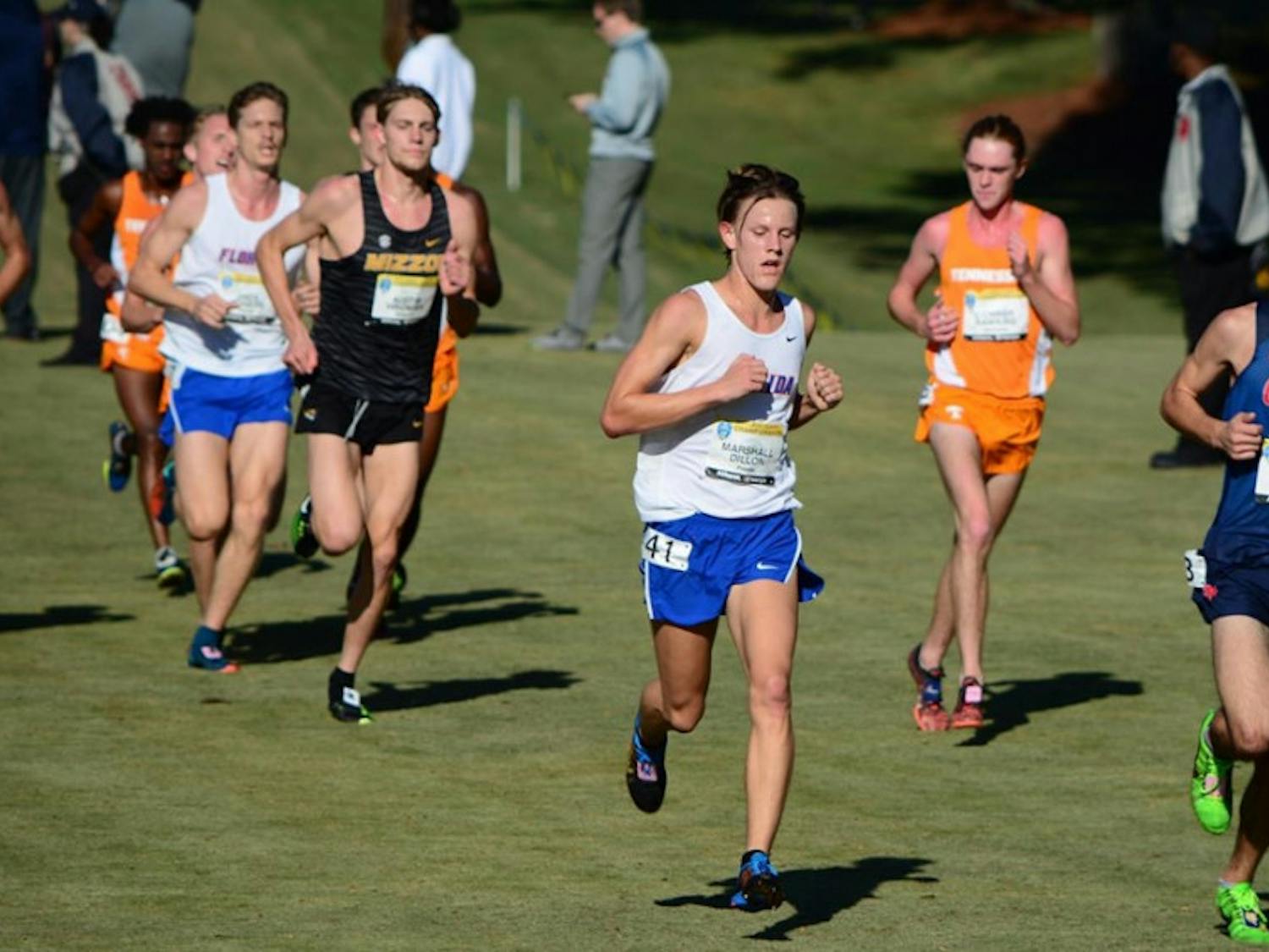 UF runner Marshall Dillon led all Florida runners with a personal-best time of 25:03.9, good enough for 38th place and a spot on the SEC All-Freshman team.