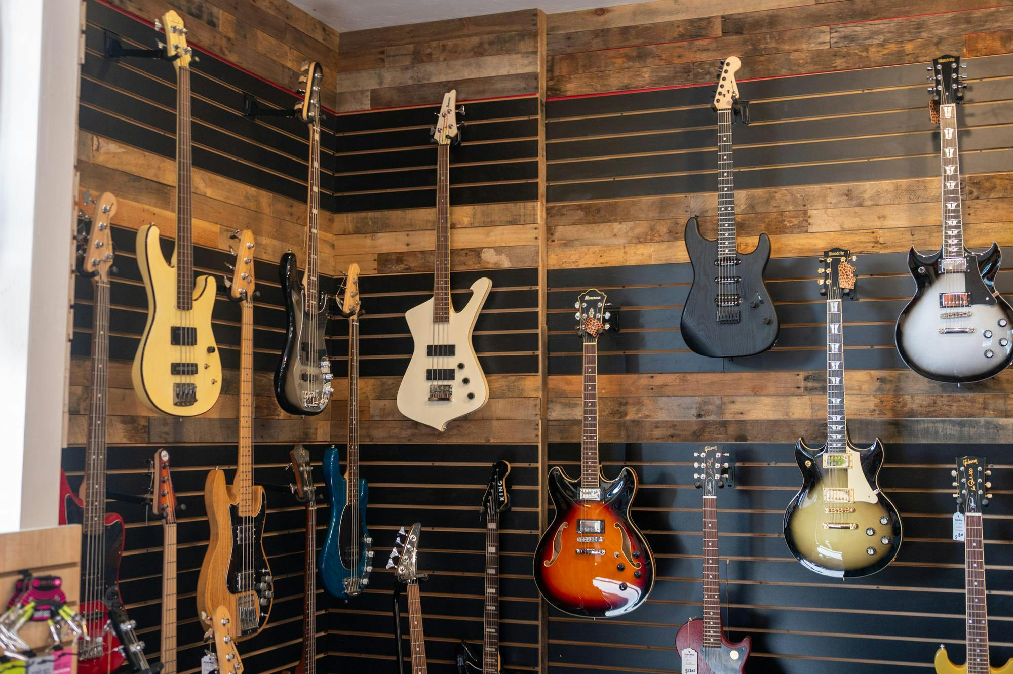 Funky Music stands at 210 NW 10th Ave., Thursday, Feb. 12, 2026, in Gainesville, Fla.