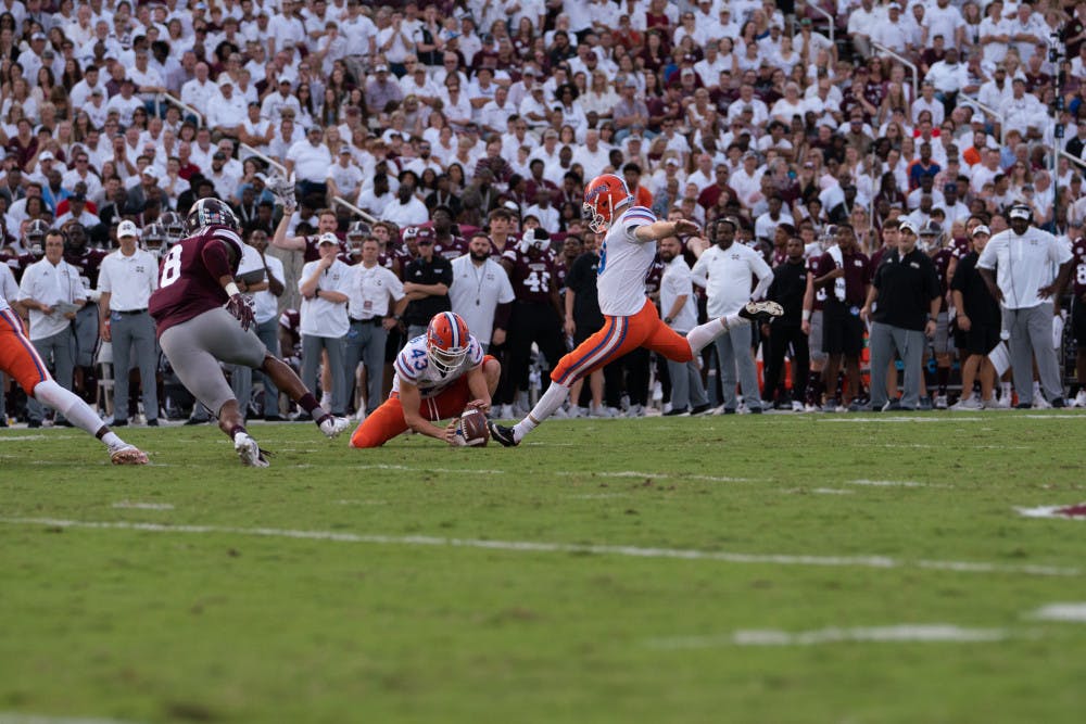 Kicker Evan McPherson was a major contributor to the Gators' offense last season, netting a team-high 101 points and only missing two field goals.