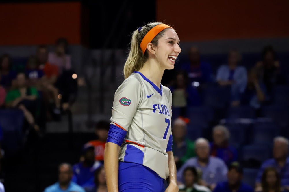 <p><span id="docs-internal-guid-c52b938c-7fff-447a-a7ab-e880dfb81614"><span>Junior outside hitter Paige Hammons is tied for second on the roster in kills (212) with Holly Carlton.</span></span></p>