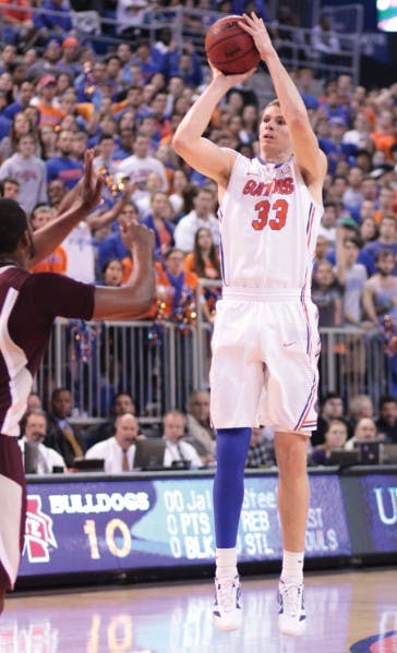 Florida forward Erik Murphy scored 14 points on 4-of-7 shooting from 3-point range in Saturday’s 69-57 win against Mississippi State.