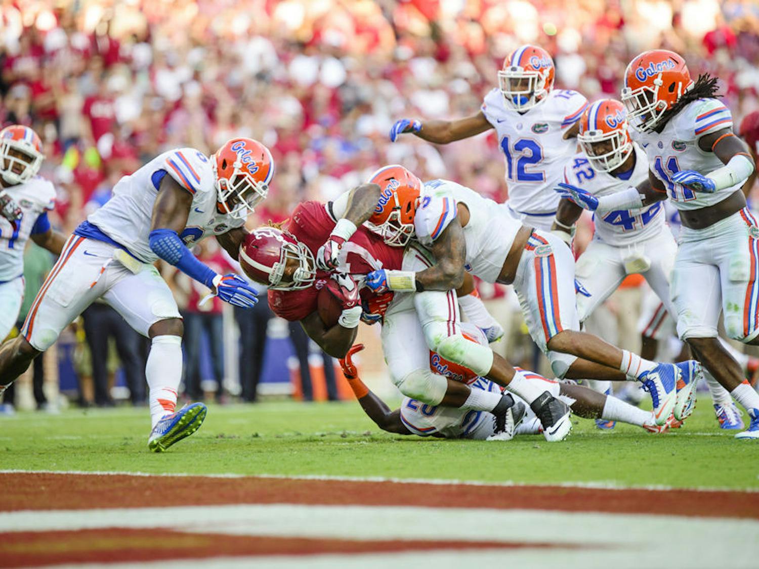 The Gators dropped their first game of the season, losing 42-21 to the Crimson Tide at Bryant-Denny Stadium.