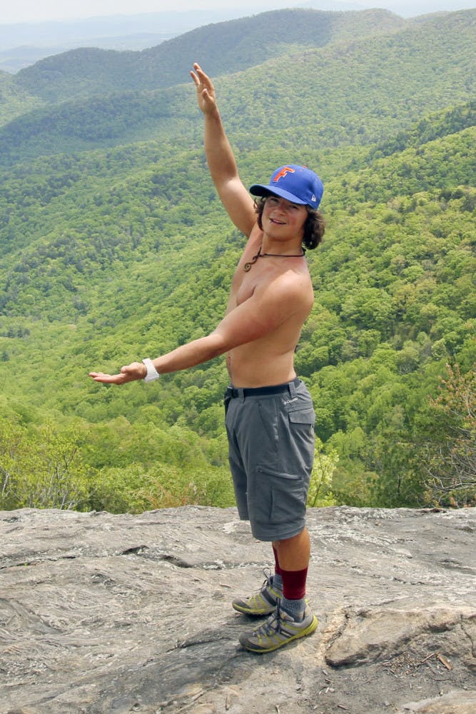 Fillipe DeAndrade, filmmaker and University of Florida alum, poses for a photo. After his graduation from UF in 2012, DeAndrade created an award-winning short film based on his experiences hiking up the Appalachian trail.