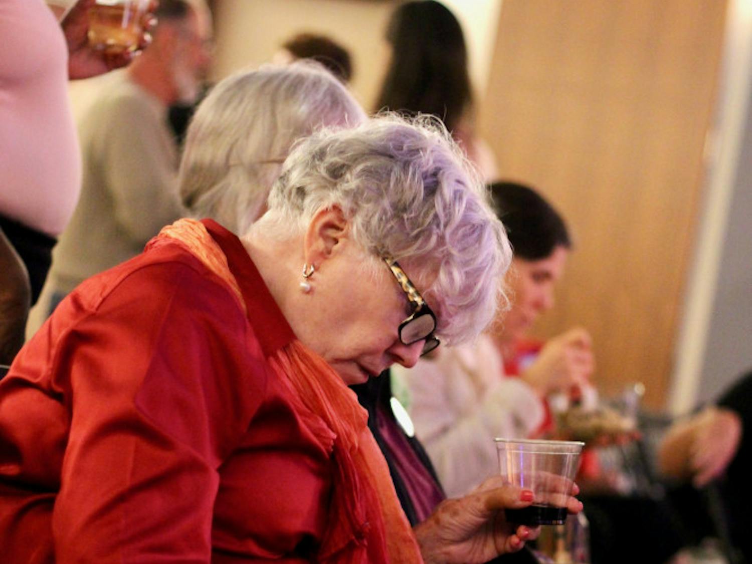 The first Holiday Party and Potluck for Progress was hosted by a coalition of social and political organizations at Heartwood Soundstage, located at 619 S. Main St. Attendees had the opportunity to meet local candidates running for government positions and live entertainment was provided by Mama Trish.