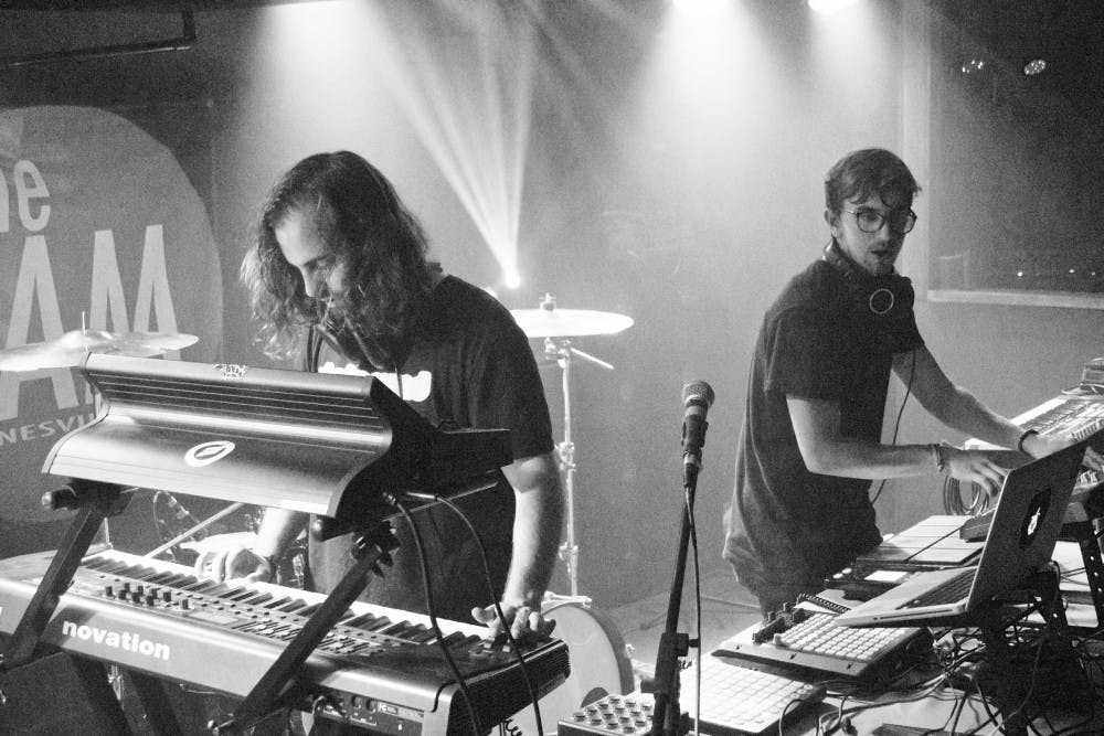 Bells and Robes perform at The Jam on Saturday night during the release party for “One Should See Sound Part II.” 