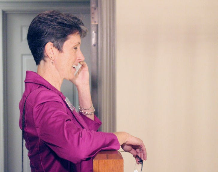 City Commissioner Susan Bottcher calls to congratulate District 3 winner Craig Carter. Bottcher’s term comes to an end in May.